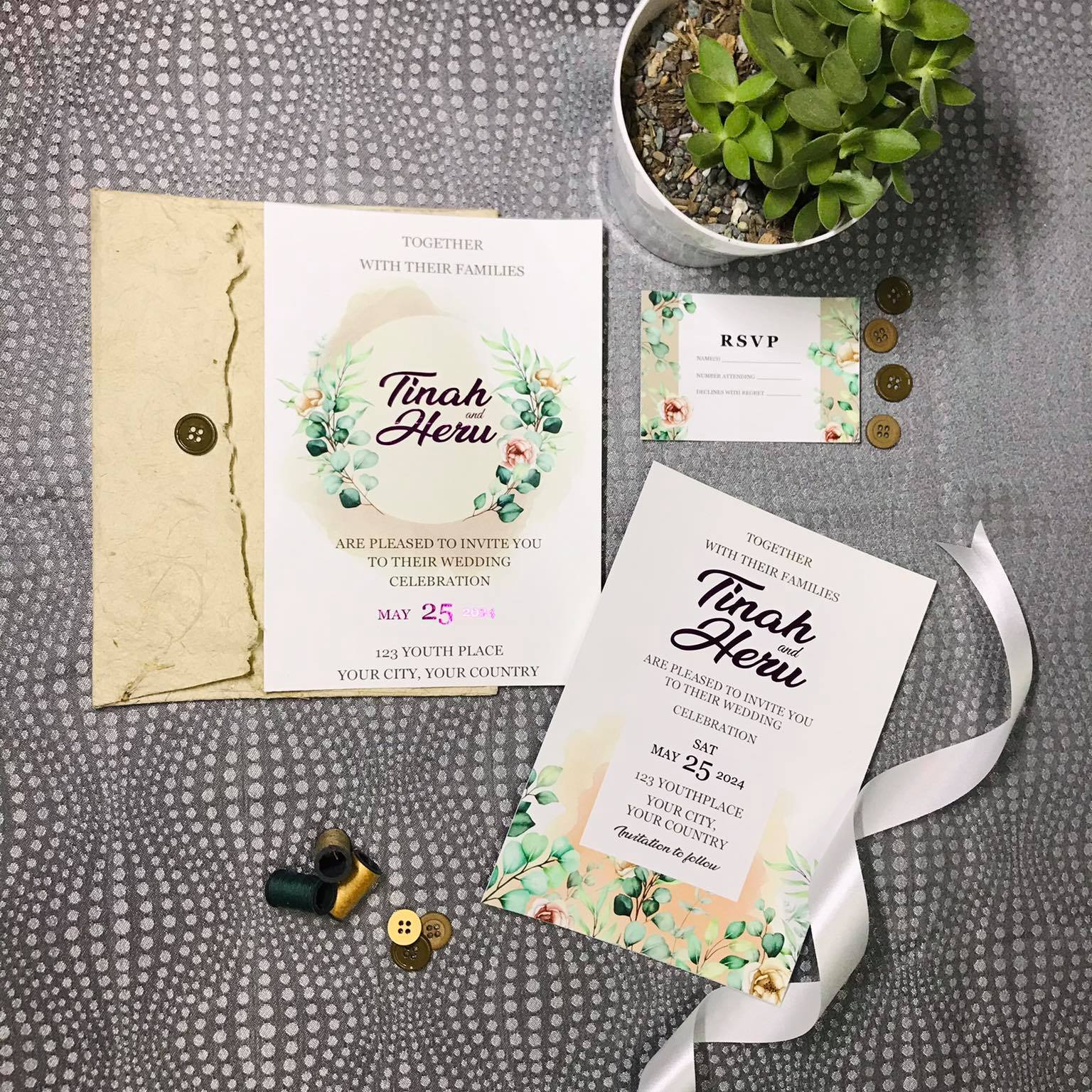 Classic Wedding Invite