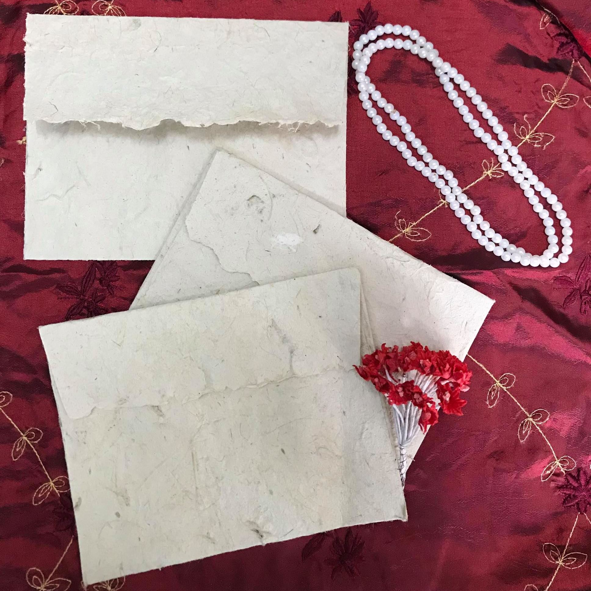 Grass Handmade Envelop